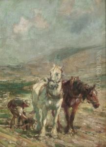 On The Sussex Downs by Nathaniel Hughes John Baird