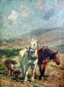 On The Sussex Downs by Nathaniel Hughes John Baird