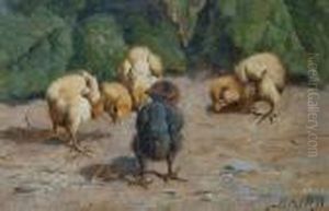 Chicks by William Baptiste Baird