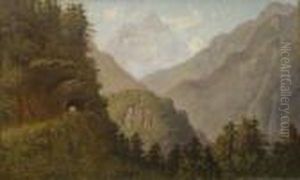 Alpine Landscape by William Baptiste Baird