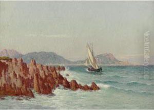 Coast Near St. Raphael by William Baptiste Baird