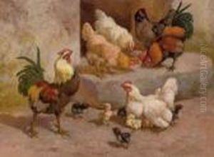 Spring Chickens by William Baptiste Baird