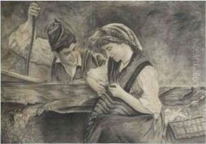 Pastorcillos by Dionis Verdaguer Baixeras