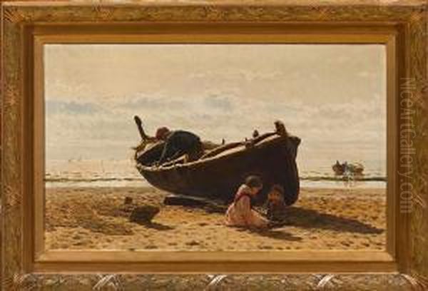Ninos En La Playa - view 1