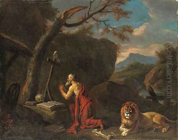 The penitent Saint Jerome - view 1