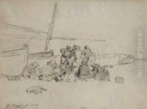 Pescadores by Dionis Verdaguer Baixeras