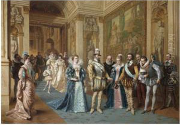 Henri Iv And Marie De Medicis - view 1