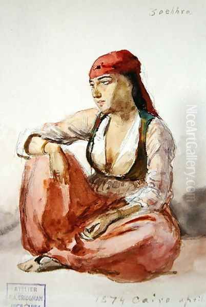 A Seated Woman 'Zoehhra', 1874 - view 1