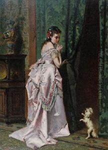 Dama Z Pieskiem by Wladyslaw Bakalowicz