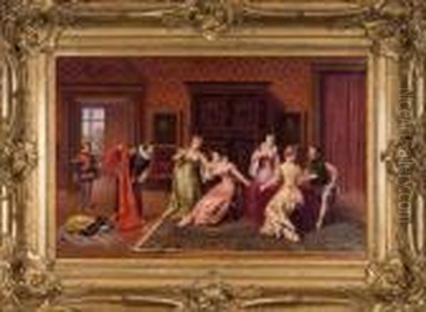 Scena Dworska Z Czasow Henryka Iv - view 1