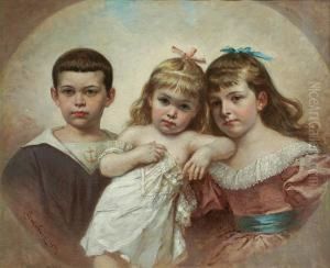 Portret Dzieci by Wladyslaw Bakalowicz