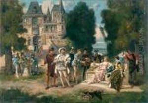 Scena Dworska Z Czasw Henryka Iii Walezjusza