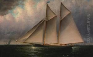 A Schooner Yacht by Elisha (Taylor) Baker