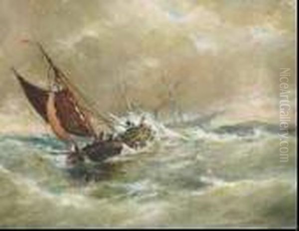 Ships In Heavy Seas - view 1
