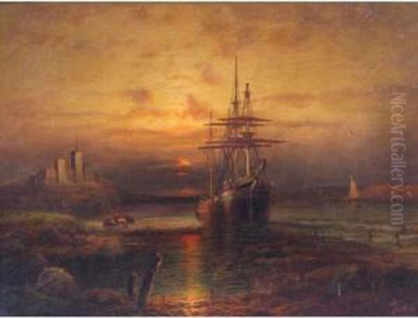 Ships In Moonlight - view 1