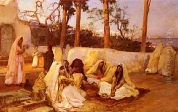 Women At The Cemetery, Algiers - view 1
