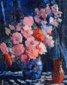 Still Life - Spring Flowers by Arthur Baker-Clack