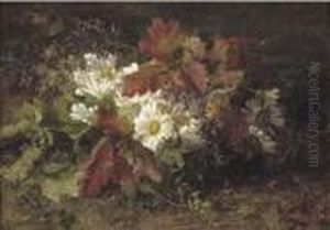 An Autumn Bouquet With Oak Leaves