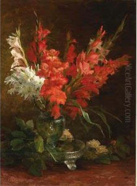 A Still Life With Gladioli - view 1