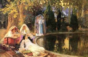 In the Garden at Mustapha 1897-1899
