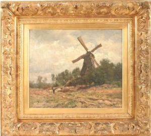 Windmuhle by Hendrikus van den Sande Bakhuyzen