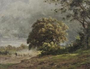Stormy Weather by Julius Jacobus Van De Sande Bakhuyzen