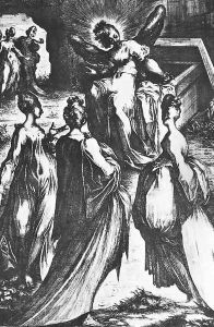 The Three Maries at the Tomb by Jacques Bellange