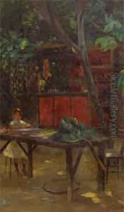 "nina En El Jardin"