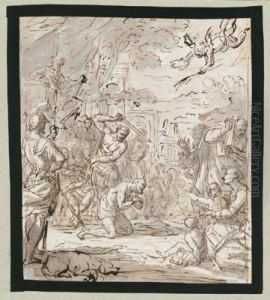The Execution Of A Martyr by Lazzaro Baldi