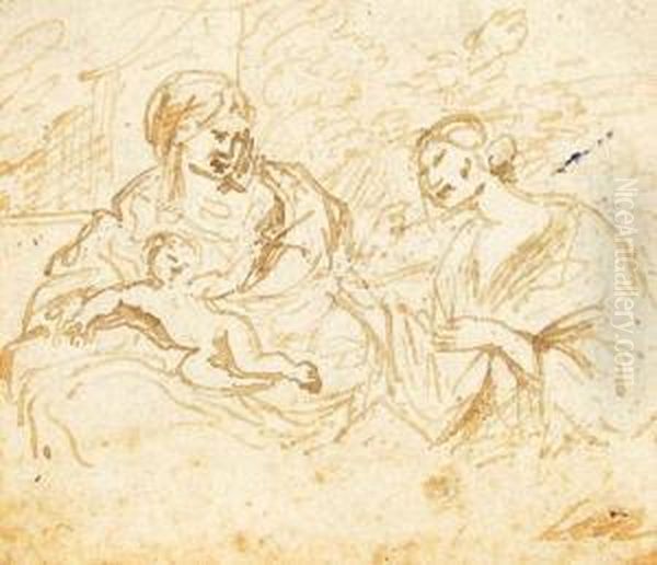 Madonna And Child, With St Catherine - view 1