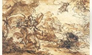 La Vision De Saint Antoine by Lazzaro Baldi