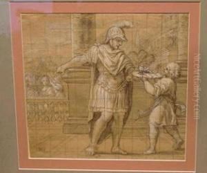 Massinissa And Sophonisba by Lazzaro Baldi