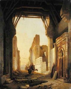 The Gates of El Geber in Morocco by Francois Antoine Bossuet