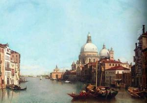 Le Grande Canal, Venise by Francois Antoine Bossuet
