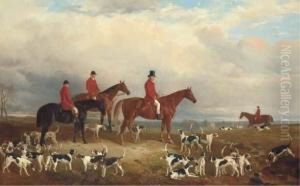 Equestrian Portrait Of Samuel Reynell, Master Of The Meath Hunt by James Walsham Baldock