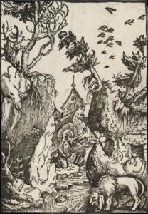 Saint Jerome In The Desert by Hans Baldung Grien