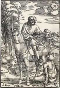 Der Heilige Martin Zu Pferde by Hans Baldung Grien
