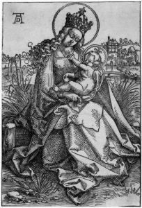 Die Madonna Auf Der Rasenbank Die Madonna Auf Der Rasenbank
