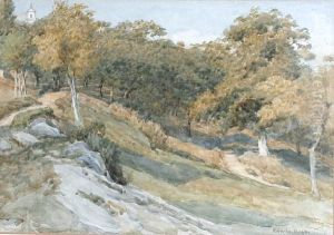Landscape With Trees by Edwin Bale