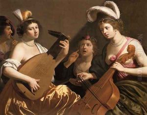 The Concert 1635-40 by Jan Hermansz. van Biljert