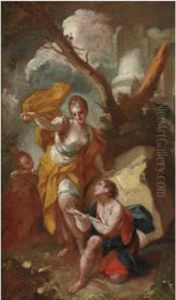 Achilles Discovering His Father's Sword