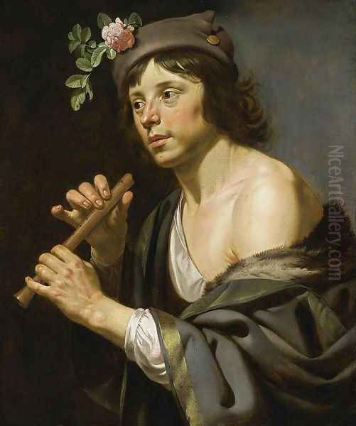 Shepherd Holding a Flute 1630-35 - view 1
