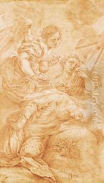 Christ In The Mount Of Olives - view 1