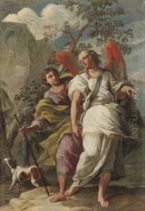 Tobiolo E L'angelo by Antonio Balestra