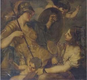 An Allegory Of Strength And Prudence by Antonio Balestra