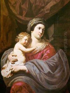 Madonna & Child 1635 by Jan Hermansz. van Biljert