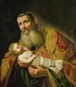 St. Simeon Presenting the Infant Christ in the Temple by Jan Hermansz. van Biljert