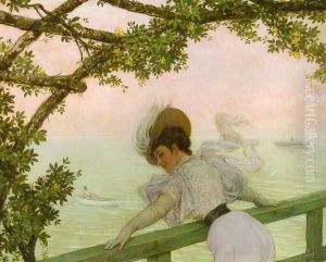 On the Balcony by Richard Bridges Beechey
