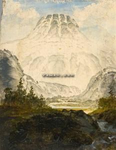 Gausta by Peder Balke