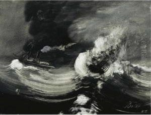 Uvaer (the Tempest) by Peder Balke